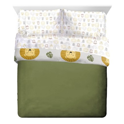Safari Friends Organic Cotton Queen Kids Bed Set