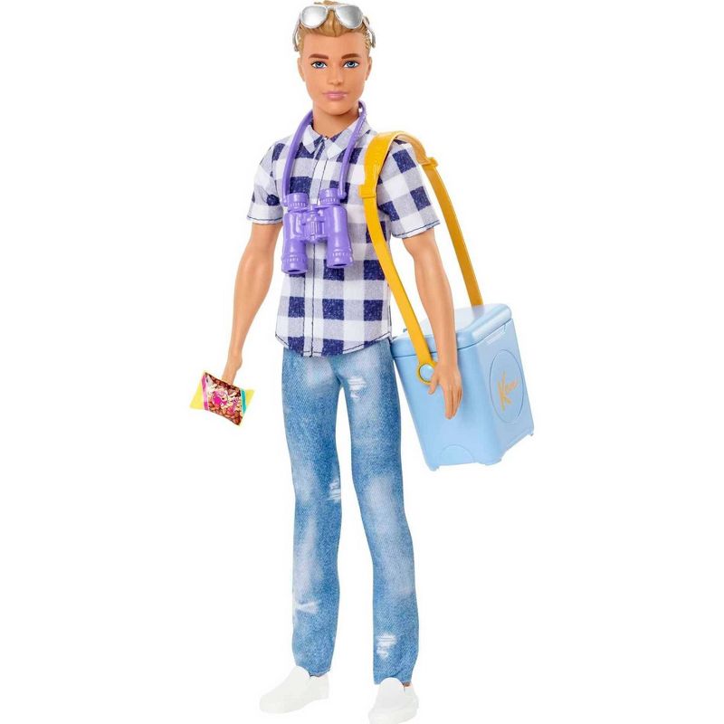 ​Barbie It Takes Two Ken Camping Doll - Plaid Shirt, 5 of 7