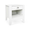Industrial End Side Table Storage Space with Faux Wood-Christopher Knight Home - 3 of 4