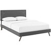 Modway Josie Queen Fabric Platform Bed with Round Splayed Legs - 3 of 3