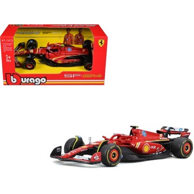 Ferrari SF-24 #55 Carlos Sainz "F1 World Championship" (2024) "Formula Racing" Series 1/43 Diecast Model Car by Bburago