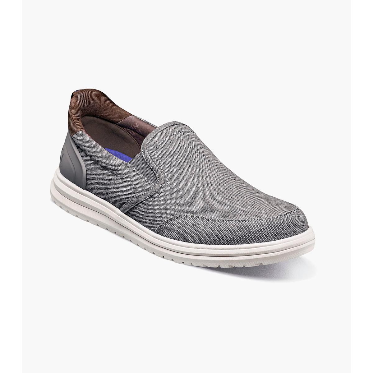 Nunn Bush Brew City Canvas EZ Hands Free Men's Moc Toe Slip On