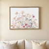 HomeRoots 24" X 32" Natural And White Flower Bouquet Metal And Wood Framed Art - 2 of 4