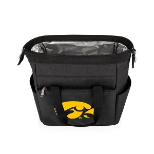 NCAA Iowa Hawkeyes On The Go Lunch Cooler - Black - 1 of 3