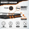 Mockins 64"x39"x6" Extendable Roof Cargo Basket with 20 Cubic Feet Waterproof Roof Cargo Bag, Lock, Straps and Carry Bag - 2 of 4