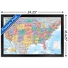 Trends International USA Map 2023 Framed Wall Poster Prints - 3 of 4