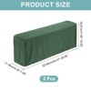 Unique Bargains Breathable Scratch Resistant Washable Plaid Armchair Covers 2 Pcs - 2 of 4