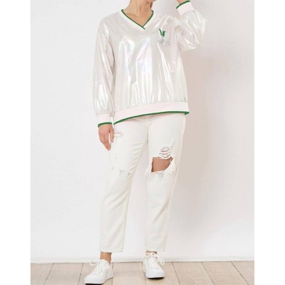 Women's Long Sleeve Golf Windbreaker - FANTASTIC FAWN