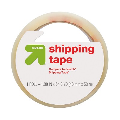 Packaging Tape 1.88" x 54yd - up&up™: Clear Polyresin, 50yd Length, 1.88" Width, Packing & Shipping Tape Refill