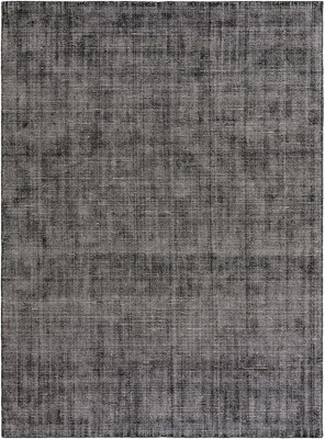 Blackberry Ivory Hand-Knotted Wool Rug 8x11
