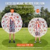 VEVOR Inflatable Bumper Ball 1-Pack, 4FT/1.2M Body Sumo Zorb Balls for Teen & Adult, 0.8mm Thick PVC Human Hamster Bubble Balls - 4 of 4