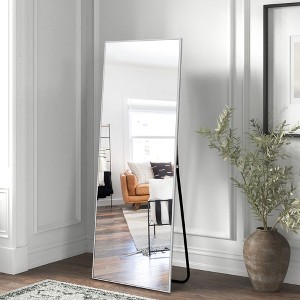 Spassway Metal Full Length Mirror Decorative Wall Mirror Accent Floor Mirror Modern Wall Decor for Living Room Bedroom Entryway - 1 of 4