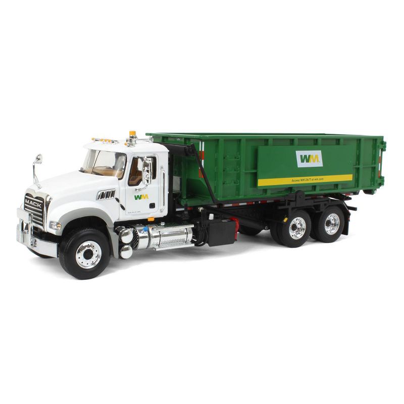 First Gear 1/34 Mack Granite MP Waste Management Truck w/ Roll-off Container 10-4305D, 1 of 7