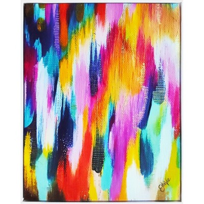24" x 30" Rainbow Way Framed Canvas Wall Art - EttaVee