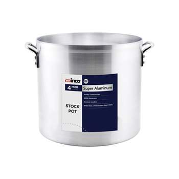 Imusa 14 Quart Heavy Duty Cajun Aluminum Stock Pot with Lid