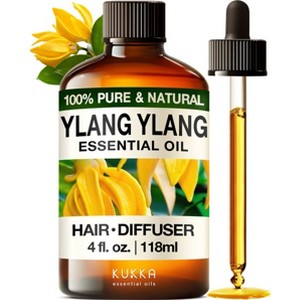 KUKKA Ylang-Ylang Essential Oil for Diffuser & Skin - 4 Fl Oz -  DIY Soap Making - 1 of 4