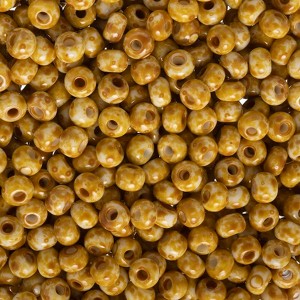 Czech Glass Seed Beads 6/0 (23g) Speckled Oats Bead for Jewelry Making - 1 of 4