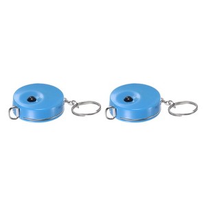 Unique Bargains Soft Flexible Rulers and Measuring Tools Dual-sided Tape with Key Chain 1.5m/60inch 2 Pcs - 1 of 4