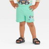Toddler Boys' Bluey Bingo and Muffin Pullover and Shorts Set - Brown/Off-White - 4 of 4