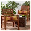 Kensington Garden 2pc 20"x20" Outdoor Chair Cushions - 2 of 4