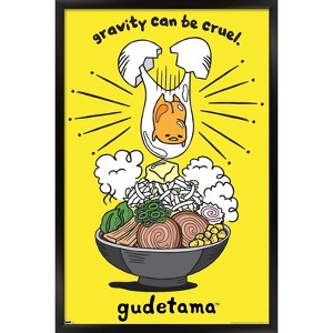 Trends International Gudetama - Gravity Framed Wall Poster Prints - 1 of 4