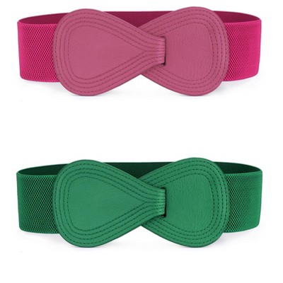green & rose red