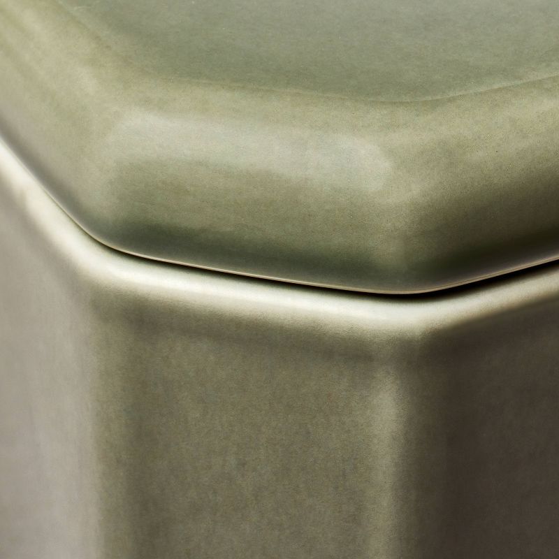 Ceramic Reactive Glaze Box Green - Threshold&#8482; designed with Studio McGee, 4 of 6