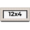 PosterPalooza | Panoramic Minimalist Shadow Box Silver Picture Frame - UV Acrylic, Backing, Hanging Hardware - 2 of 4