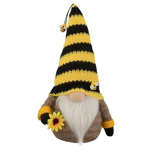 Northlight Bumblebee and Sunflower Springtime Gnome - 10.75" - 1 of 4