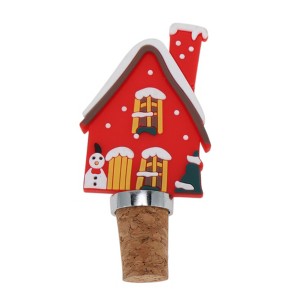 Unique Bargains Christmas Tree Cork Stopper Aluminum Alloy Wood 1 Pc - 1 of 3
