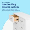 Graco Classic 6 Drawer Double Dresser White - 4 of 4