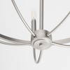 Quorum Lighting Tribute 5 - Light Chandelier in  Satin Nickel - 4 of 4