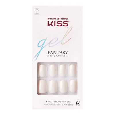 Kiss Products Gel Fantasy Dreamdust Fake Nails - Champagnes - 31ct : Target