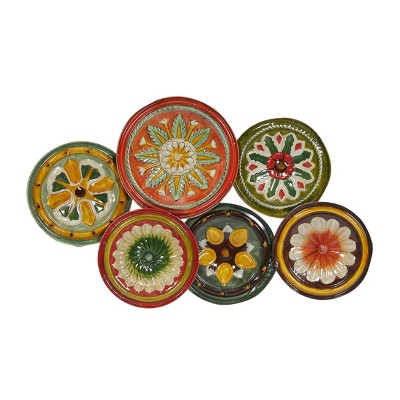 Metal Plate Wall Decor with Spanish Designs - Olivia & May