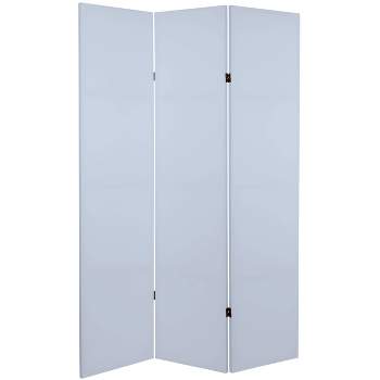 6" Double Sided Canvas Room Divider - Oriental Furniture