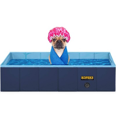 KOPEKS Portable Pool - Square - Blue - Small