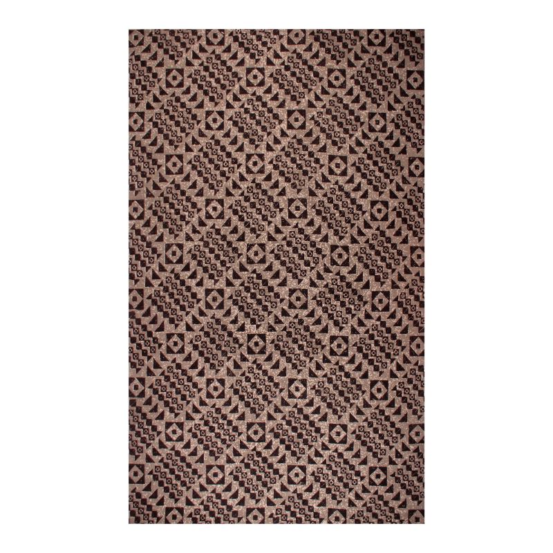 Diamond Printed Cotton Flat-weave Indoor Area Rug by Blue Nile Mills, 1 of 5