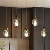LNC Dsenlupor 5-Lights 30.3" Modern Luxury  Linear Integrated LED Kitchen Island  Pendant  Lights, Gold with Class - 2 of 4