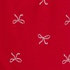 Carter's Just One You® Toddler Girls' 3pc Ballerina Christmas Tutu Long Sleeve Cotton Pajama Set - Red/White - 3 of 4