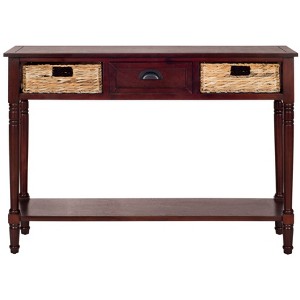 Christa Console Table Vintage Cherry - Safavieh , Red