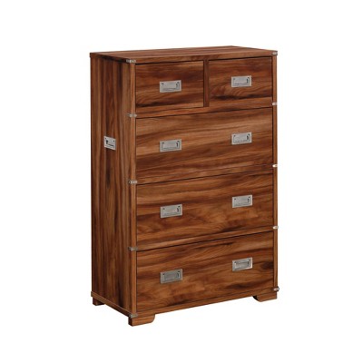 Vista Key 5 Drawer Chest Blaze Acacia - Sauder