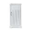 GDFStudio Zola Modern 18'' Freestanding Rubberwood Bathroom Vanity with Ceramic Sink and 1 Door - 4 of 4