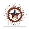 Nearly Natural 20” Americana Patriotic Star Wreath Red White and Blue - 2 of 3