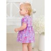 RuffleButts Baby/Toddler Girls Knit Puff Sleeve Skirted Romper - 3 of 4