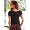 Women's Casual V-Neck Top - LASCANA - 2 of 4