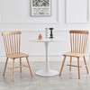 NicBex Set of 4 High Back Windsor Dining Chairs Armless Accent Side Chairs with Wood Legs for Home Kitchen - 4 of 4