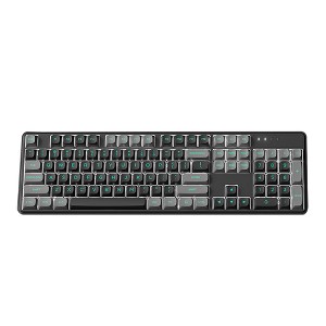 Mechanical keyboard, Gaming mechanical axis silent side engraving gaming office wired keyboard (Black) - 1 of 1