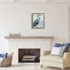 Stupell Industries Coastal Heron Portrait Black Framed Floater Canvas Wall Art - 2 of 4