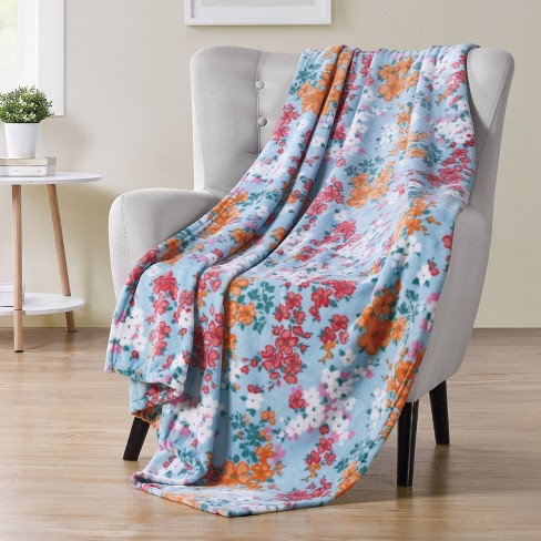 Floral discount throw blanket