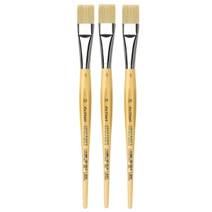 da Vinci JUNIOR BORSTE Synthetic Student Brush, Synthetic, Tempera, Flat, Series 329, Size 20, Pack of 3 - 1 of 3